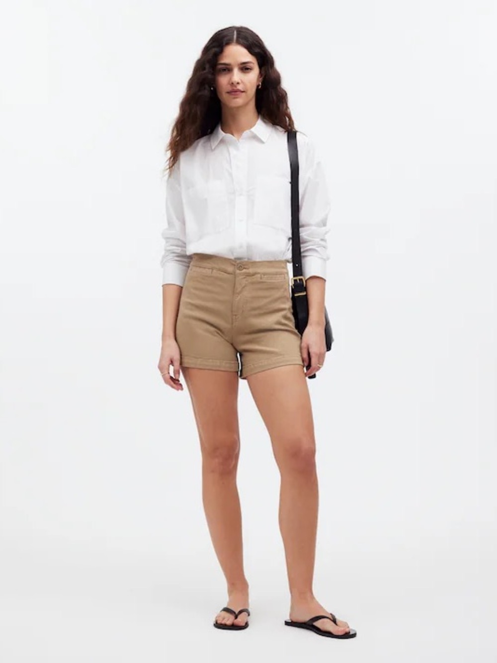 Madewell Emmett Short In Garment Dye Welt Pocket Edit Desert Tan Size 25 - Picture 2 of 9